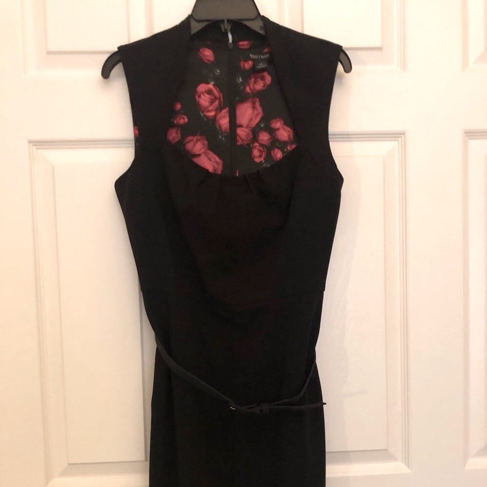 Black cocktail dress. Nicely lined.